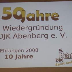  50 Jahre Wiedergründung DJK Abenberg 2008